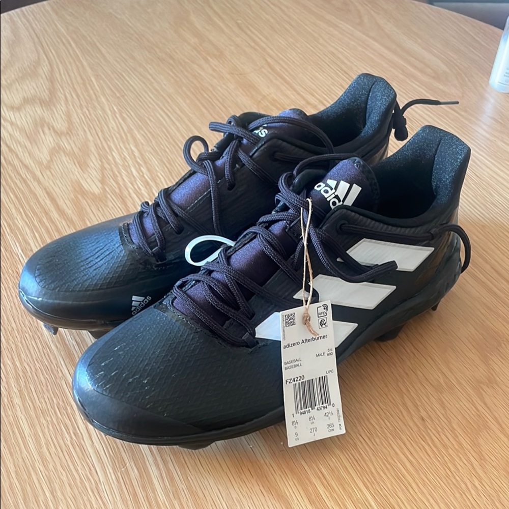 Adidas Men's Black Cleats